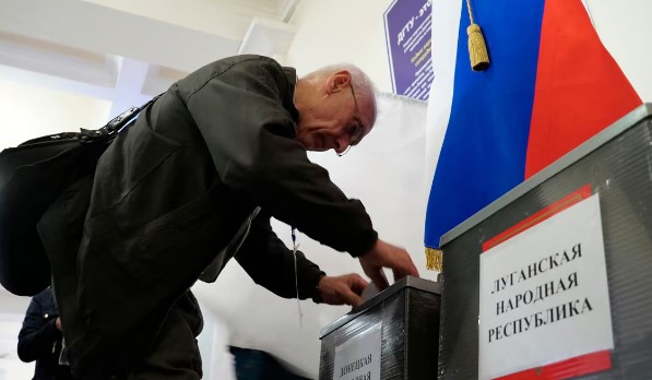 ρωσια εκλογες στα κατεχομενα ουκρανικα εδαφη